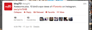 Cool finds on Twitter by BlogTo.