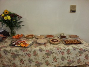 October is the beginning of the comfort food season. Thankgiving kicks it off pretty well with pies, squares, cookies, cakes and other treats.