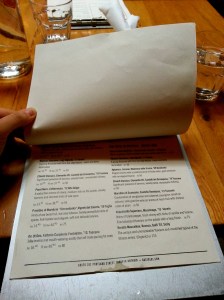 The never-ending wine list at Gusto101.