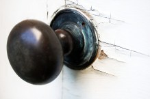Rustic doornob from Jordan, ON. 