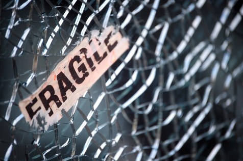 Cracked glass from Toronto, ON. 