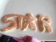 There is no greater joy than getting to eat your camp name.