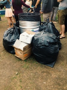 Garbage, garbage, garbage and food!