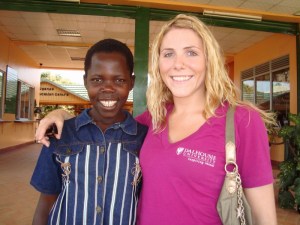 Aninga and I from the first time we met in 2009. Courtesy of Jenny Benson.