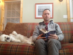 David Bester with his dog, Milo. Photo Credit: David Bester.