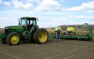 A photo of Nathan Streef from this year's planting season. Photo provided by Mikayla Streef.