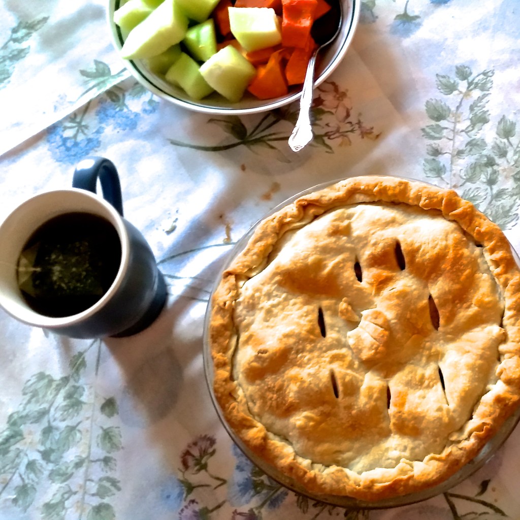Homemade apple pie for one? Excellent. Just kidding. I shared (kind of). 