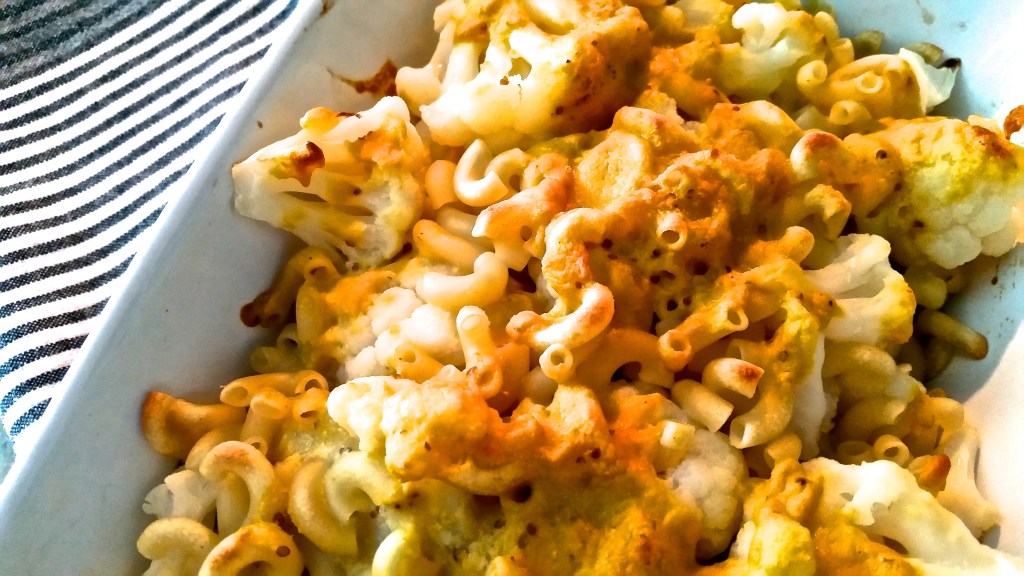 Homemade, vegan mac and cheese. I had been craving mac and cheese for WEEKS before I made this. I found a recipe on Oh She Glows and started to get busy. The end result was fabulous.