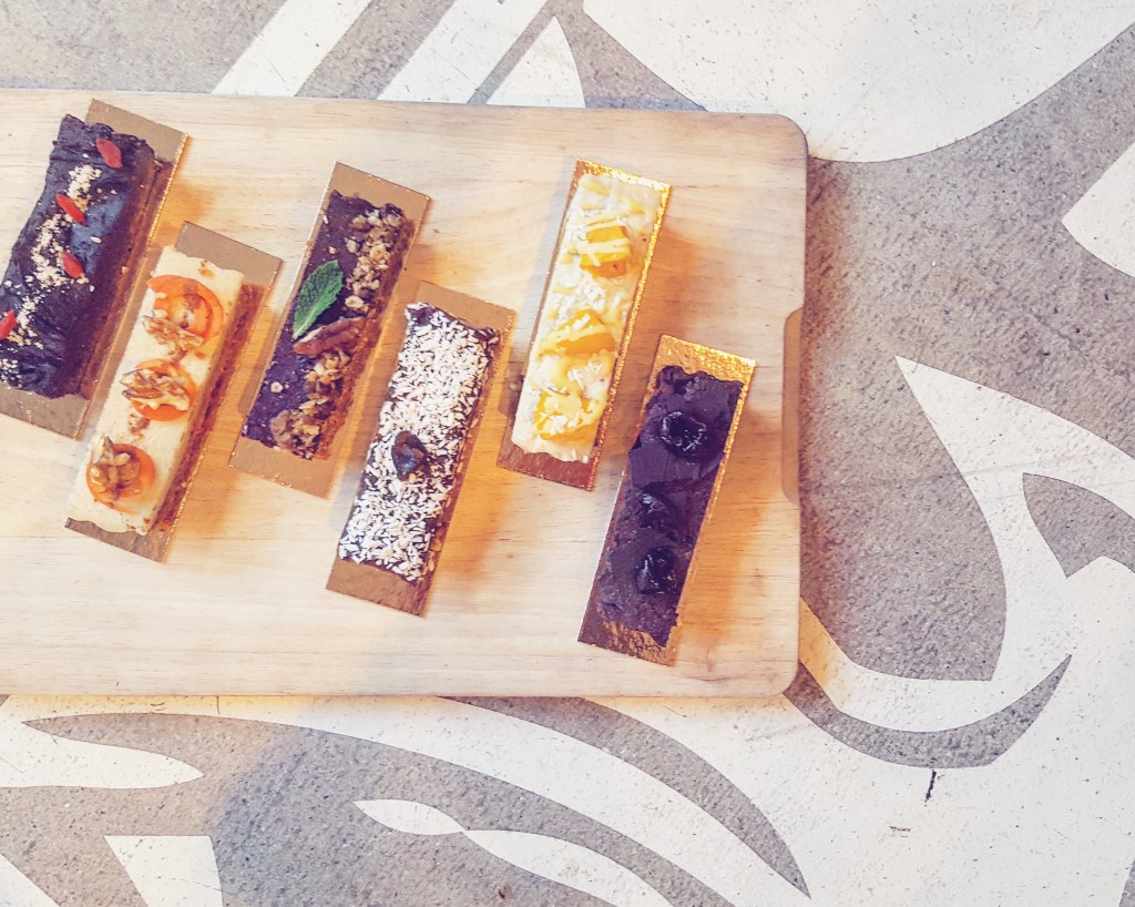 Health bars! Photo courtesy of: MELU Juice & Health Bar. 