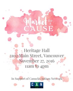 Market for a Cause hosts their first event on November 27 in Vancouver at Heritage Hall! Rose Kaech, founder of event series Market for a Cause. Courtesy of: Rose Kaech.