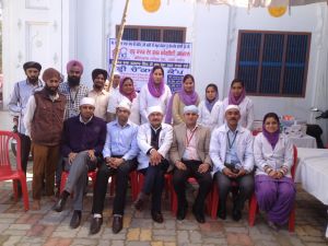 Hospital staff at a medical camp Kernjeet and her team hosted in a village close to the hospital. Courtesy of: Kernjeet Sandhu. 